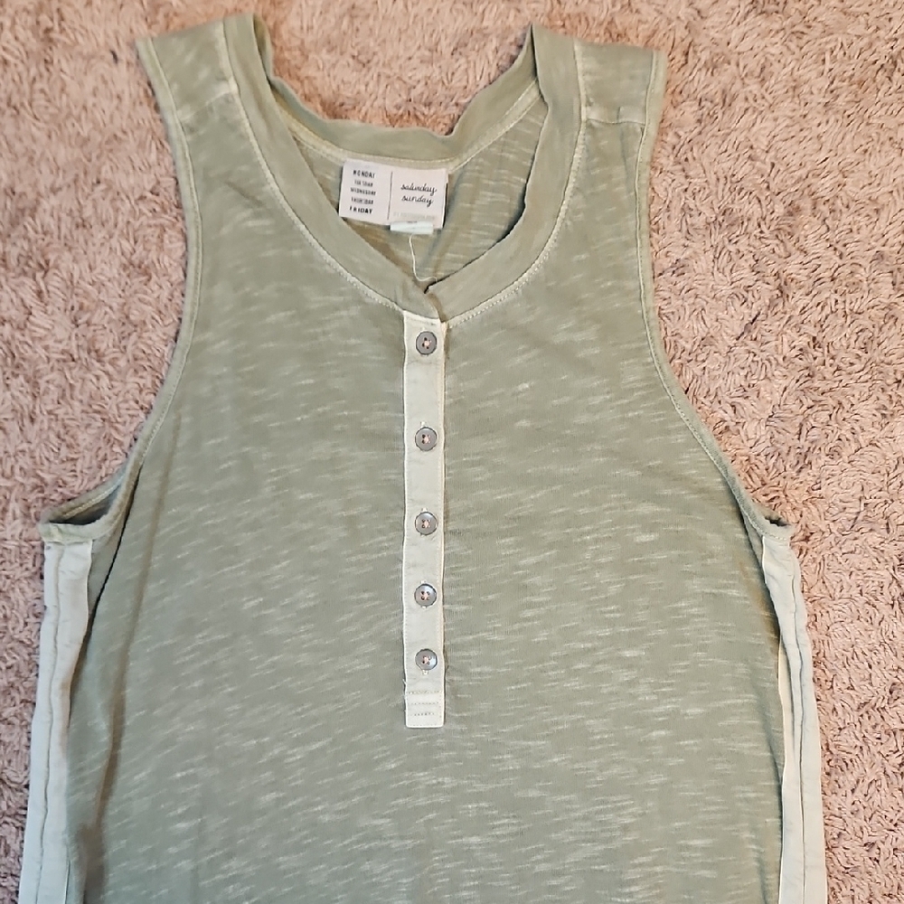 Saturday/Sunday By Anthropologie Henley Midi Dress - Picture 4 of 11